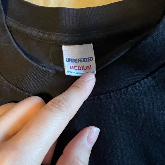 Undefeated T-Shirt Size M; Black. Undefeated T-Shirt, The Anointed One Tee. - Picture 3 of 3